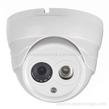 1/3" CCD Standard 3.6mm Lens with IR-cut, IR Array LED Dome Camera